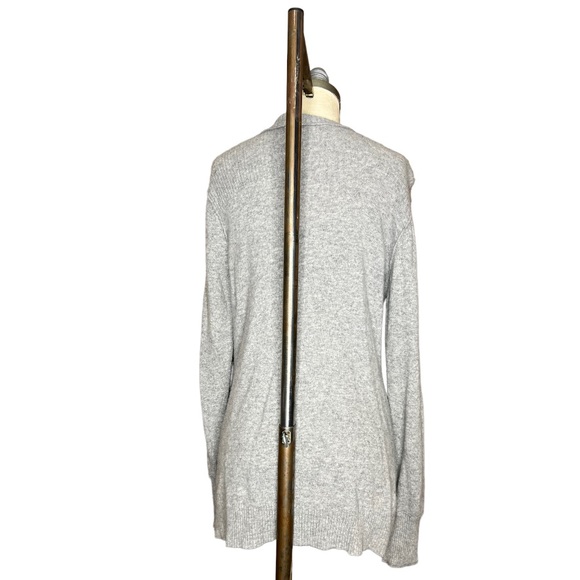 Banana Republic Italian Yarn Cashmere Wool Drape Front Sweater size L - Picture 5 of 16